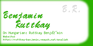 benjamin ruttkay business card